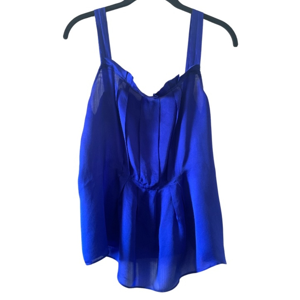 J Crew Royal Blue Silk Camisole